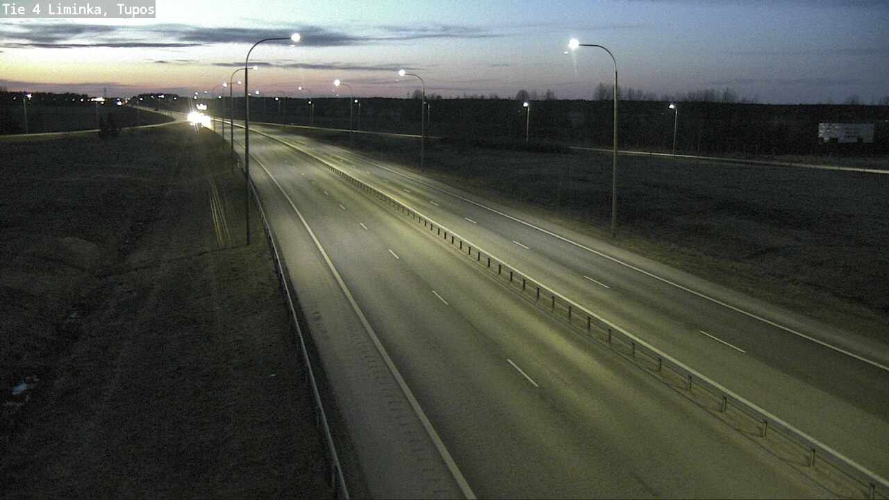 Weather Camera Image Väg 4 Limingo, Tupos, Liminka, Pohjois-Pohjanmaa