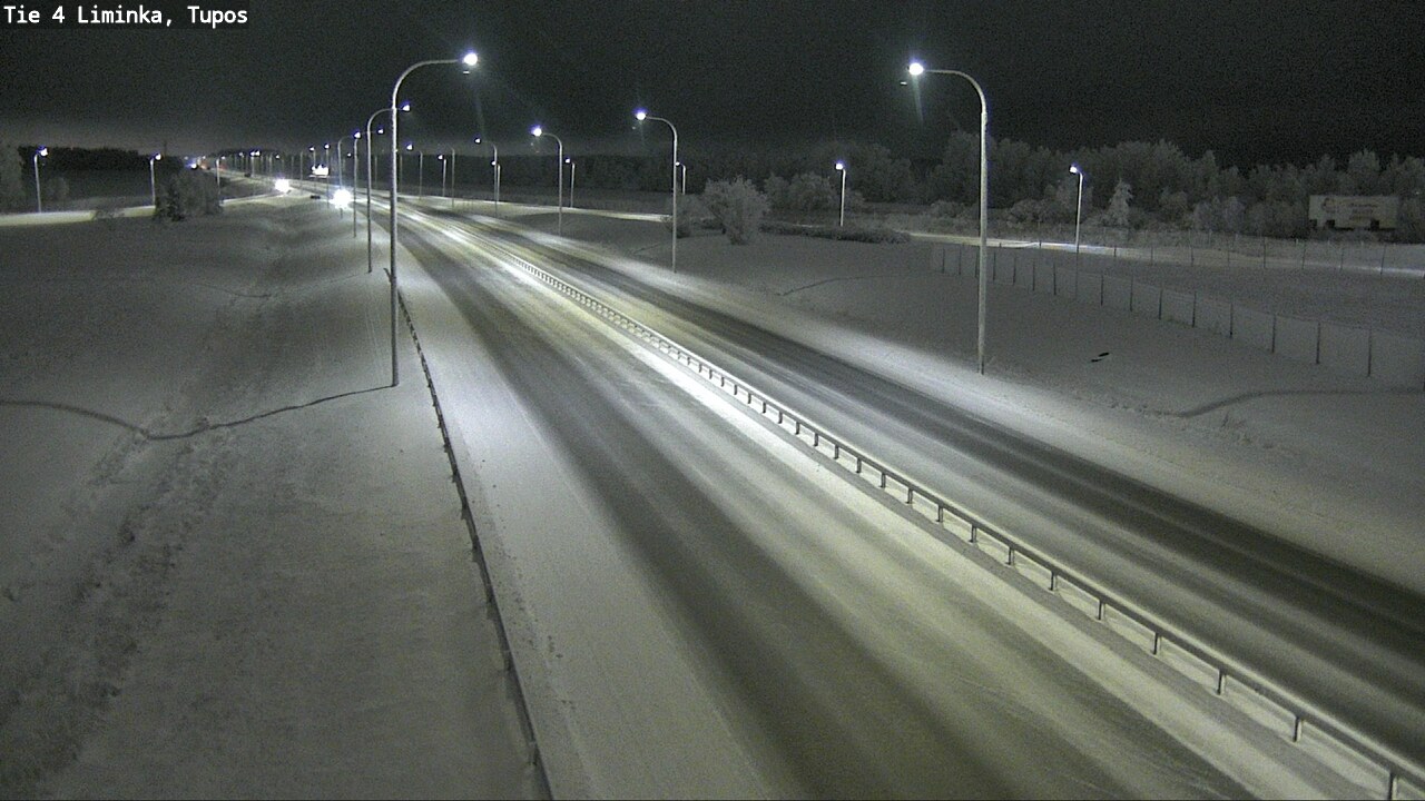 Weather Camera Image Road 4 Liminka, Tupos, Liminka, Pohjois-Pohjanmaa