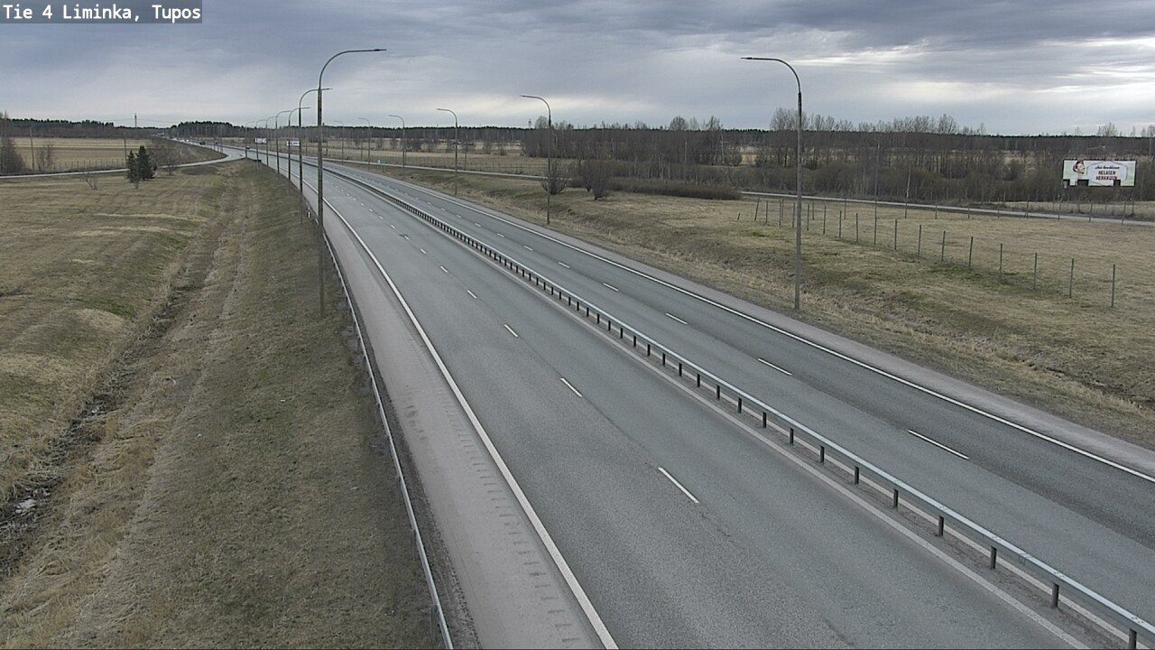 Kelikamerat Kuva Tie 4 Liminka, Tupos, Liminka, Pohjois-Pohjanmaa