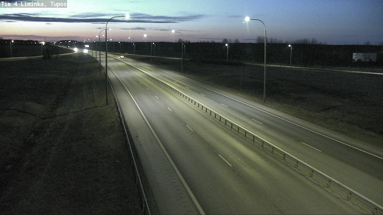 Weather Camera Image Väg 4 Limingo, Tupos, Liminka, Pohjois-Pohjanmaa
