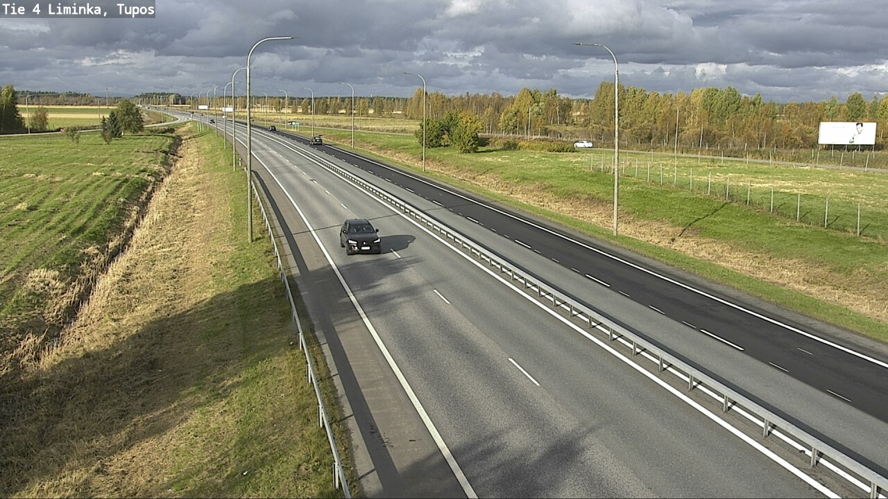 Weather Camera Image Väg 4 Limingo, Tupos, Liminka, Pohjois-Pohjanmaa