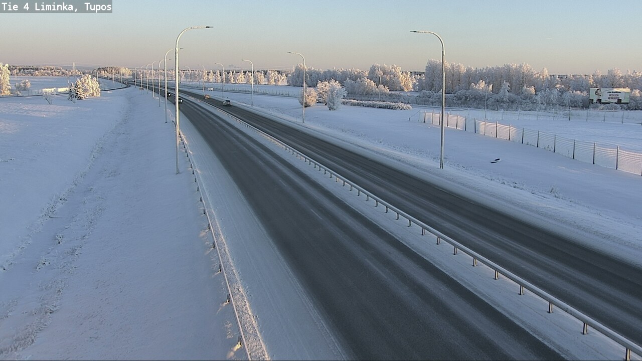 Weather Camera Image Road 4 Liminka, Tupos, Liminka, Pohjois-Pohjanmaa