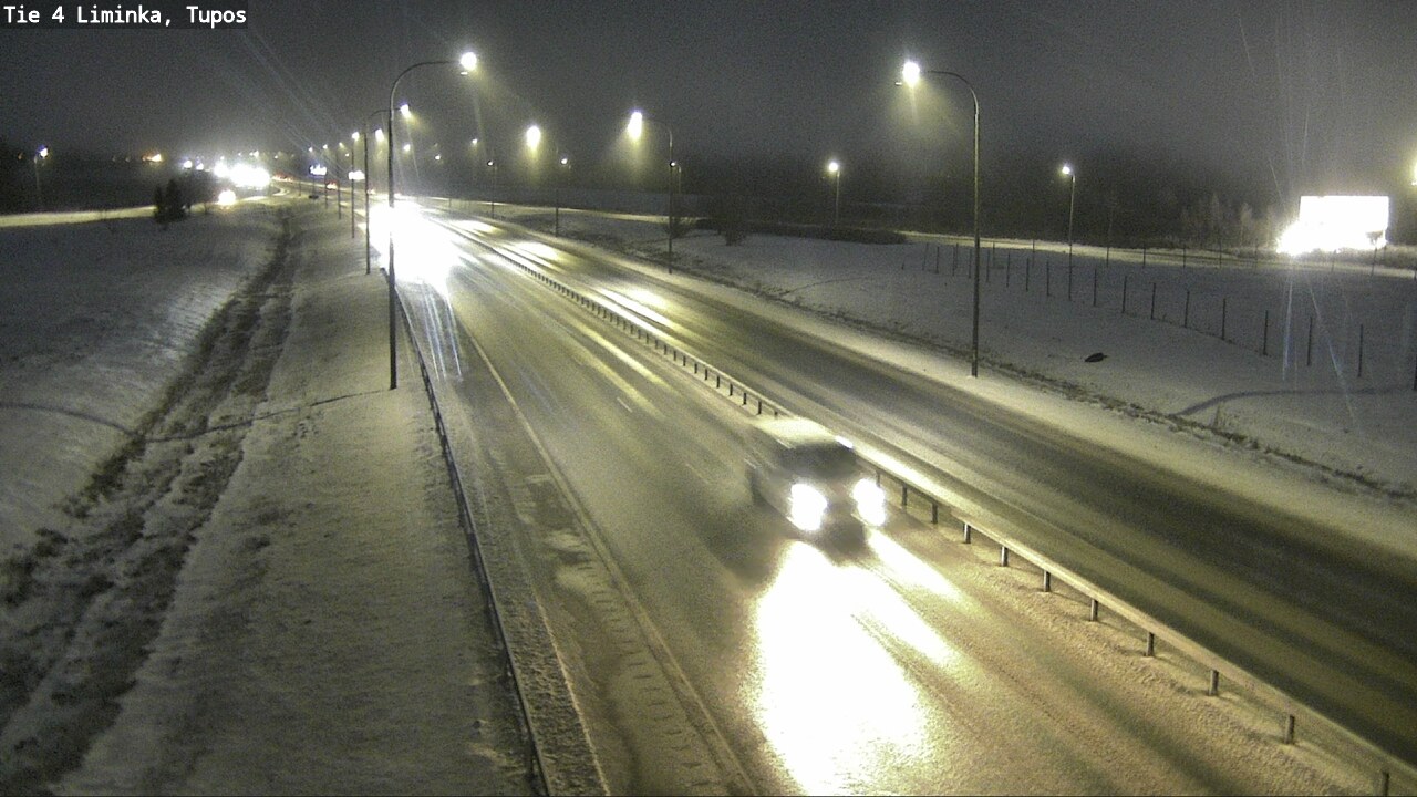 Weather Camera Image Road 4 Liminka, Tupos, Liminka, Pohjois-Pohjanmaa