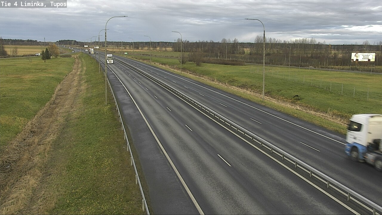 Kelikamerat Kuva Tie 4 Liminka, Tupos, Liminka, Pohjois-Pohjanmaa