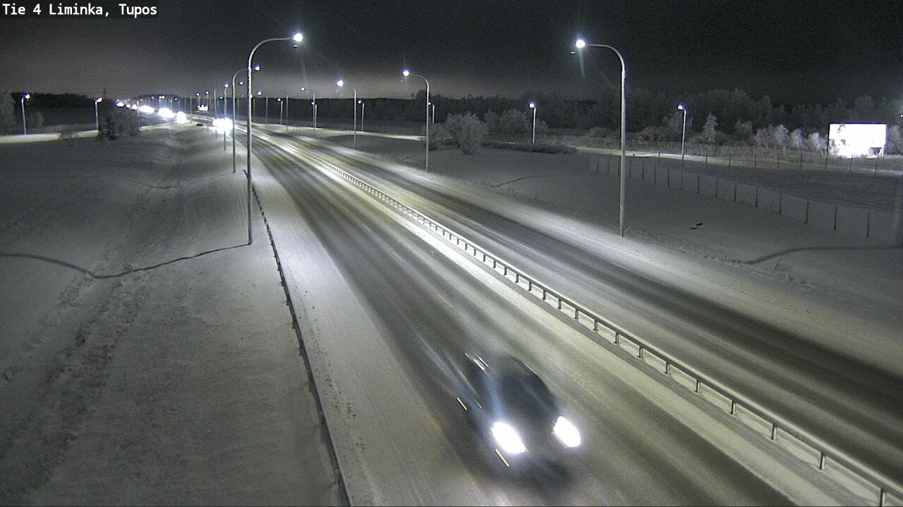 Weather Camera Image Road 4 Liminka, Tupos, Liminka, Pohjois-Pohjanmaa