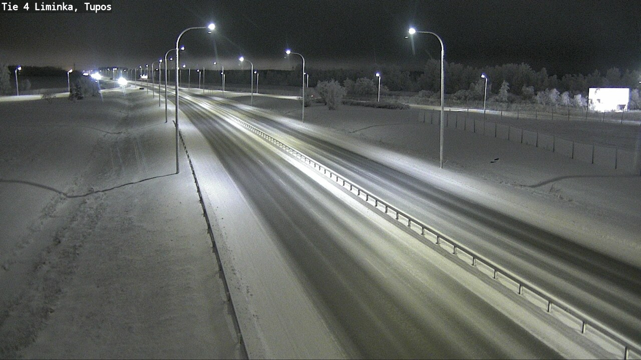 Weather Camera Image Road 4 Liminka, Tupos, Liminka, Pohjois-Pohjanmaa