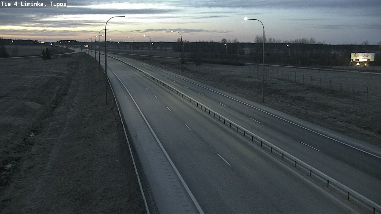 Weather Camera Image Väg 4 Limingo, Tupos, Liminka, Pohjois-Pohjanmaa
