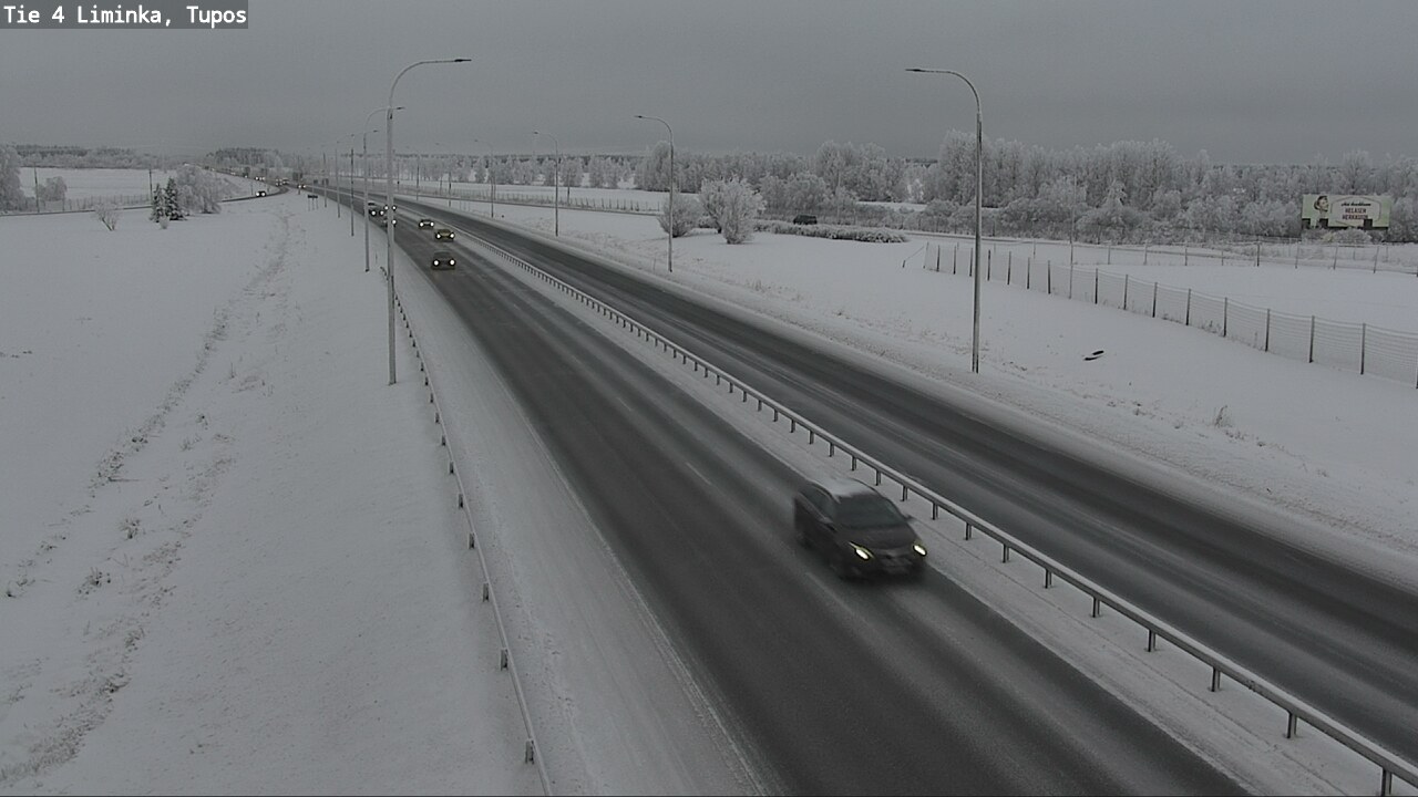 Weather Camera Image Road 4 Liminka, Tupos, Liminka, Pohjois-Pohjanmaa