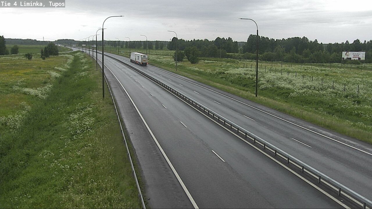 Kelikamerat Kuva Tie 4 Liminka, Tupos, Liminka, Pohjois-Pohjanmaa