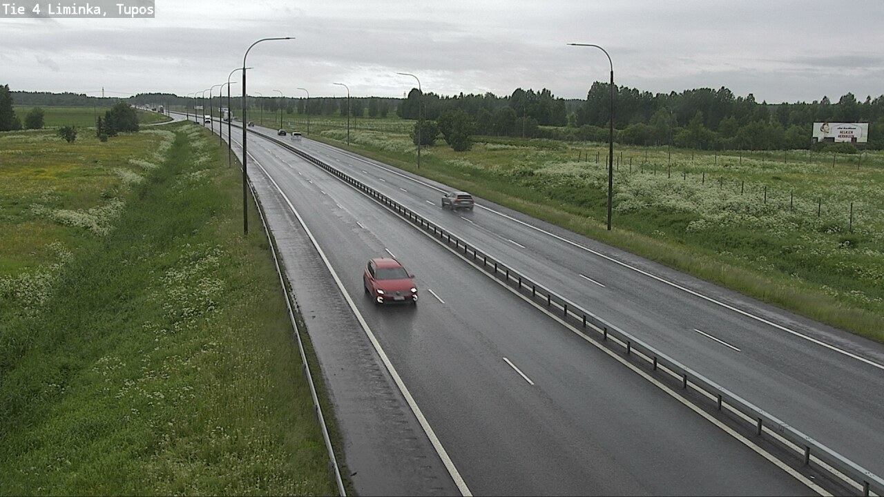 Weather Camera Image Väg 4 Limingo, Tupos, Liminka, Pohjois-Pohjanmaa
