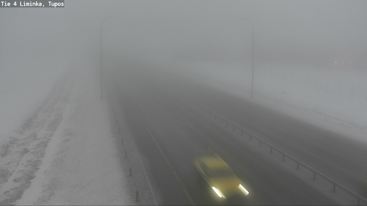 Weather Camera Image Road 4 Liminka, Tupos, Liminka, Pohjois-Pohjanmaa