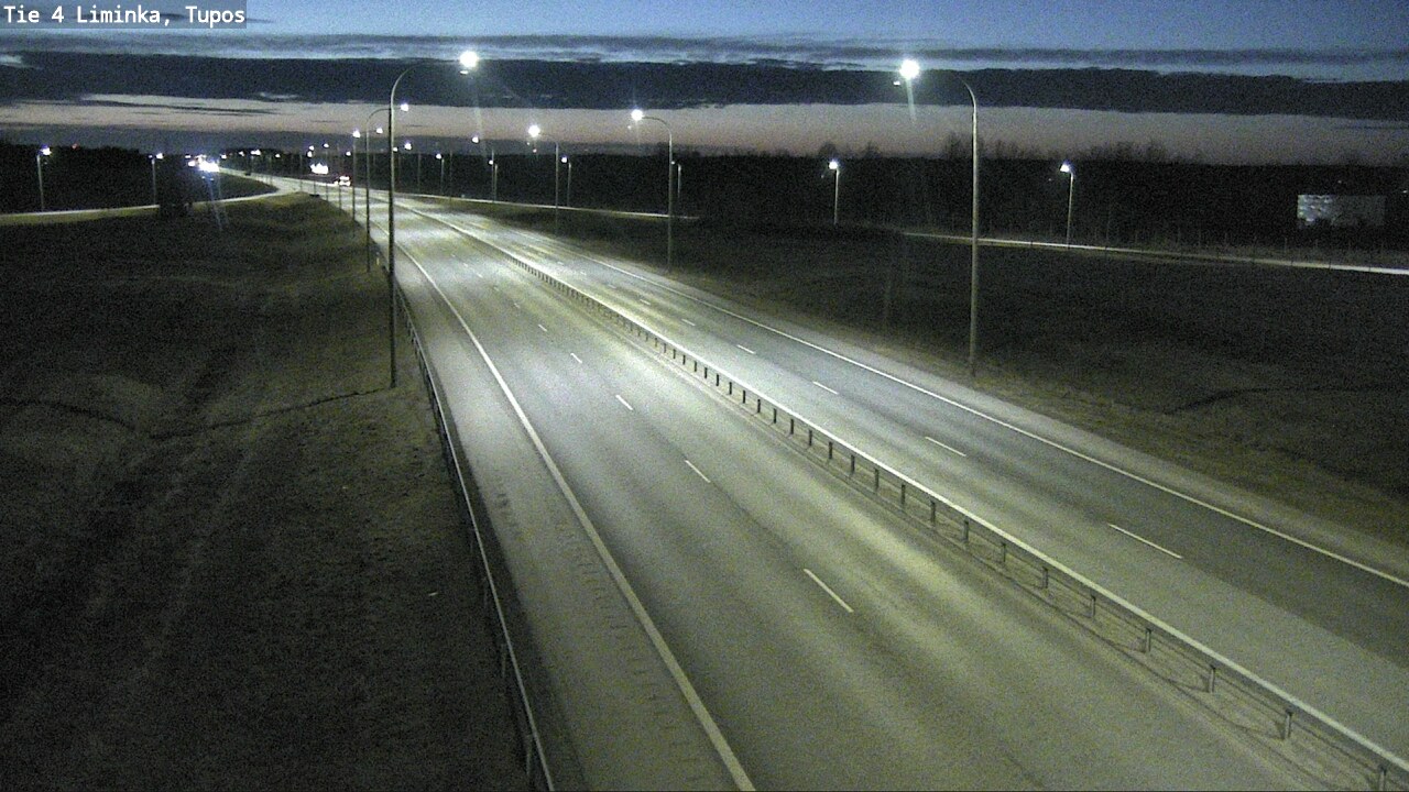 Weather Camera Image Väg 4 Limingo, Tupos, Liminka, Pohjois-Pohjanmaa