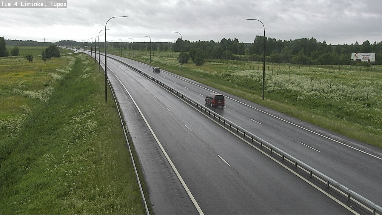 Weather Camera Image Väg 4 Limingo, Tupos, Liminka, Pohjois-Pohjanmaa