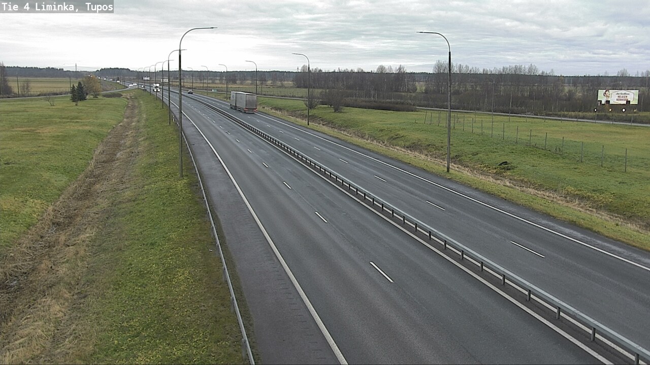 Kelikamerat Kuva Tie 4 Liminka, Tupos, Liminka, Pohjois-Pohjanmaa