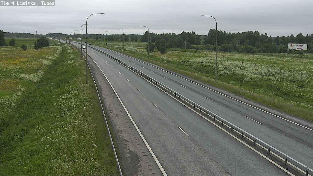 Kelikamerat Kuva Tie 4 Liminka, Tupos, Liminka, Pohjois-Pohjanmaa
