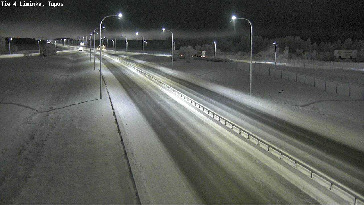 Weather Camera Image Road 4 Liminka, Tupos, Liminka, Pohjois-Pohjanmaa
