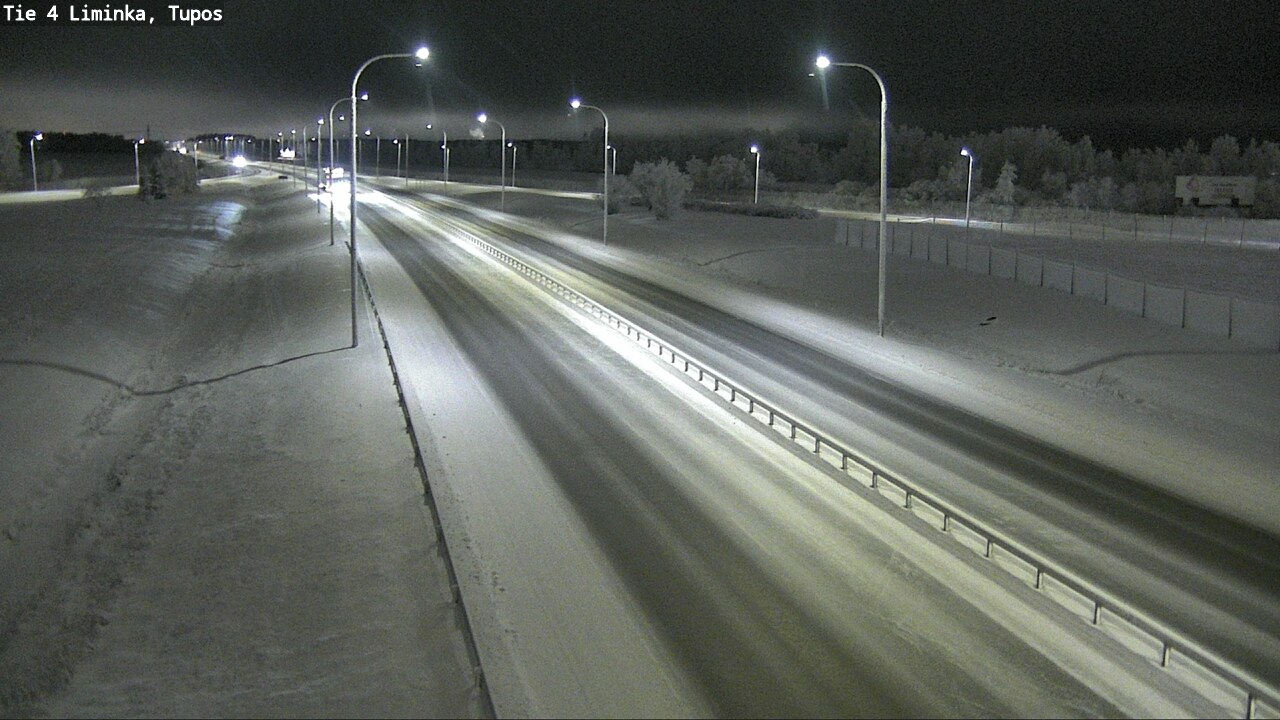 Weather Camera Image Road 4 Liminka, Tupos, Liminka, Pohjois-Pohjanmaa