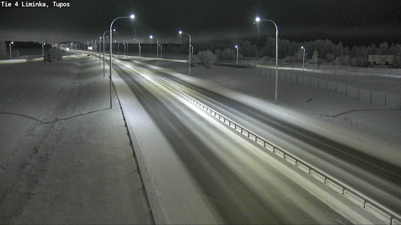 Weather Camera Image Road 4 Liminka, Tupos, Liminka, Pohjois-Pohjanmaa