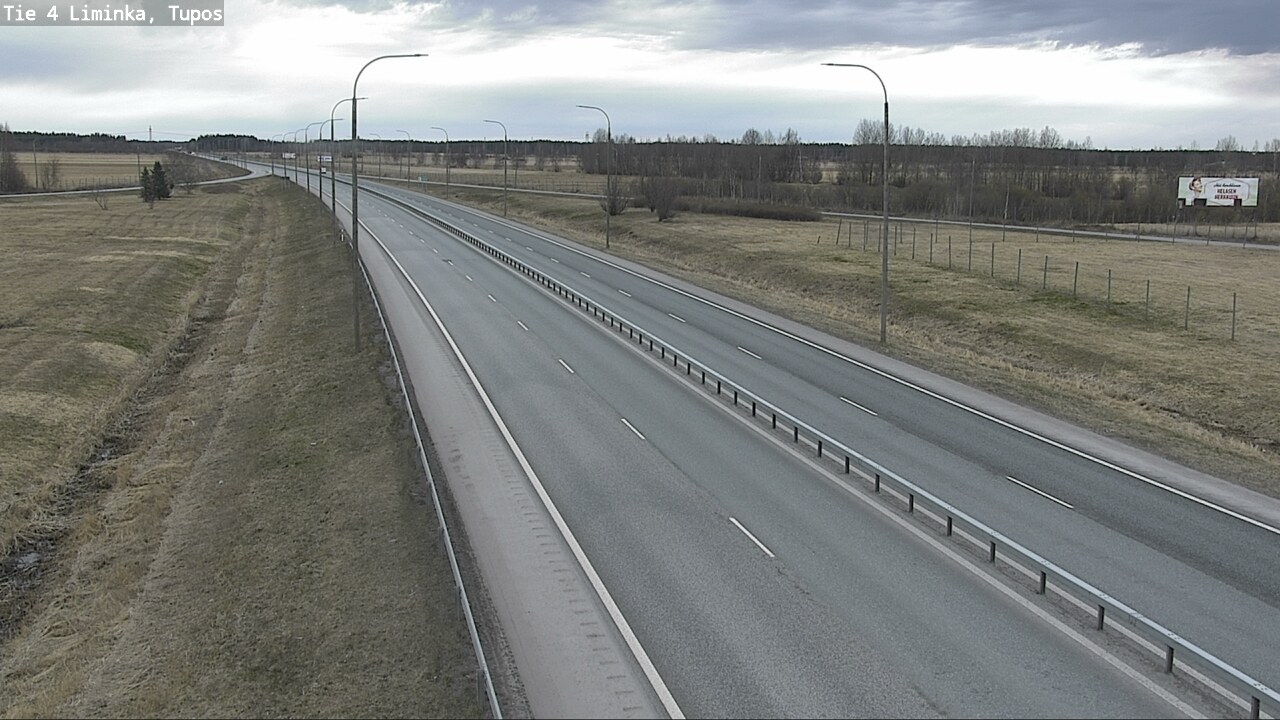 Kelikamerat Kuva Tie 4 Liminka, Tupos, Liminka, Pohjois-Pohjanmaa