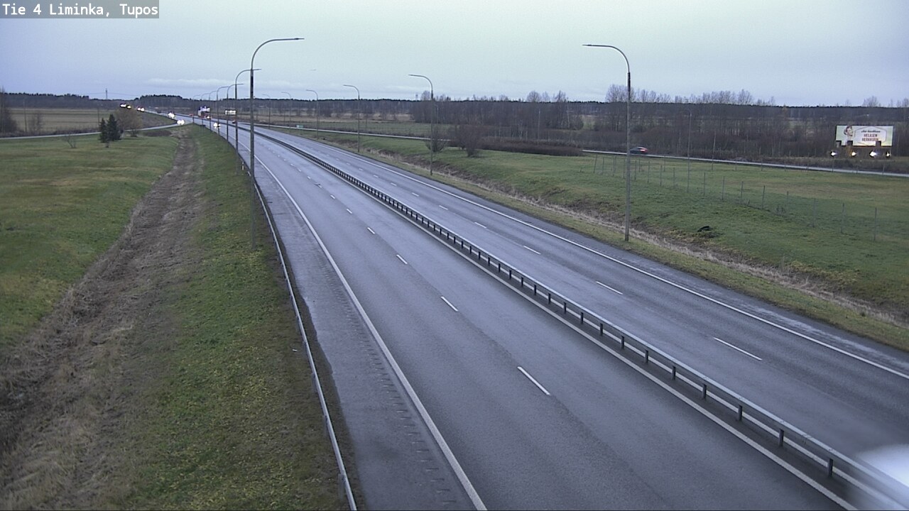 Kelikamerat Kuva Tie 4 Liminka, Tupos, Liminka, Pohjois-Pohjanmaa