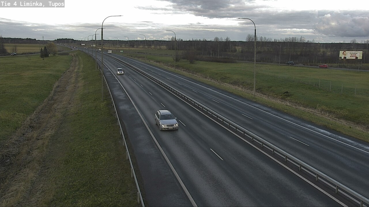 Kelikamerat Kuva Tie 4 Liminka, Tupos, Liminka, Pohjois-Pohjanmaa