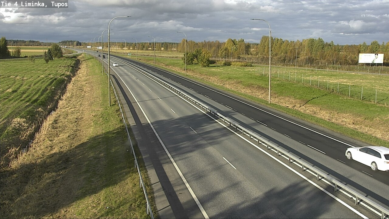 Weather Camera Image Väg 4 Limingo, Tupos, Liminka, Pohjois-Pohjanmaa