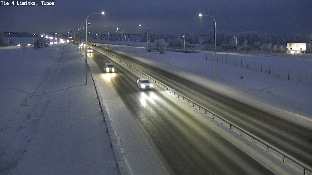 Weather Camera Image Road 4 Liminka, Tupos, Liminka, Pohjois-Pohjanmaa