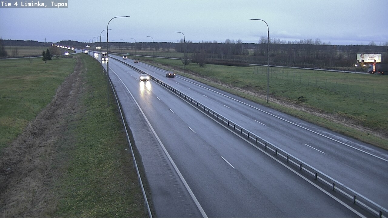 Kelikamerat Kuva Tie 4 Liminka, Tupos, Liminka, Pohjois-Pohjanmaa