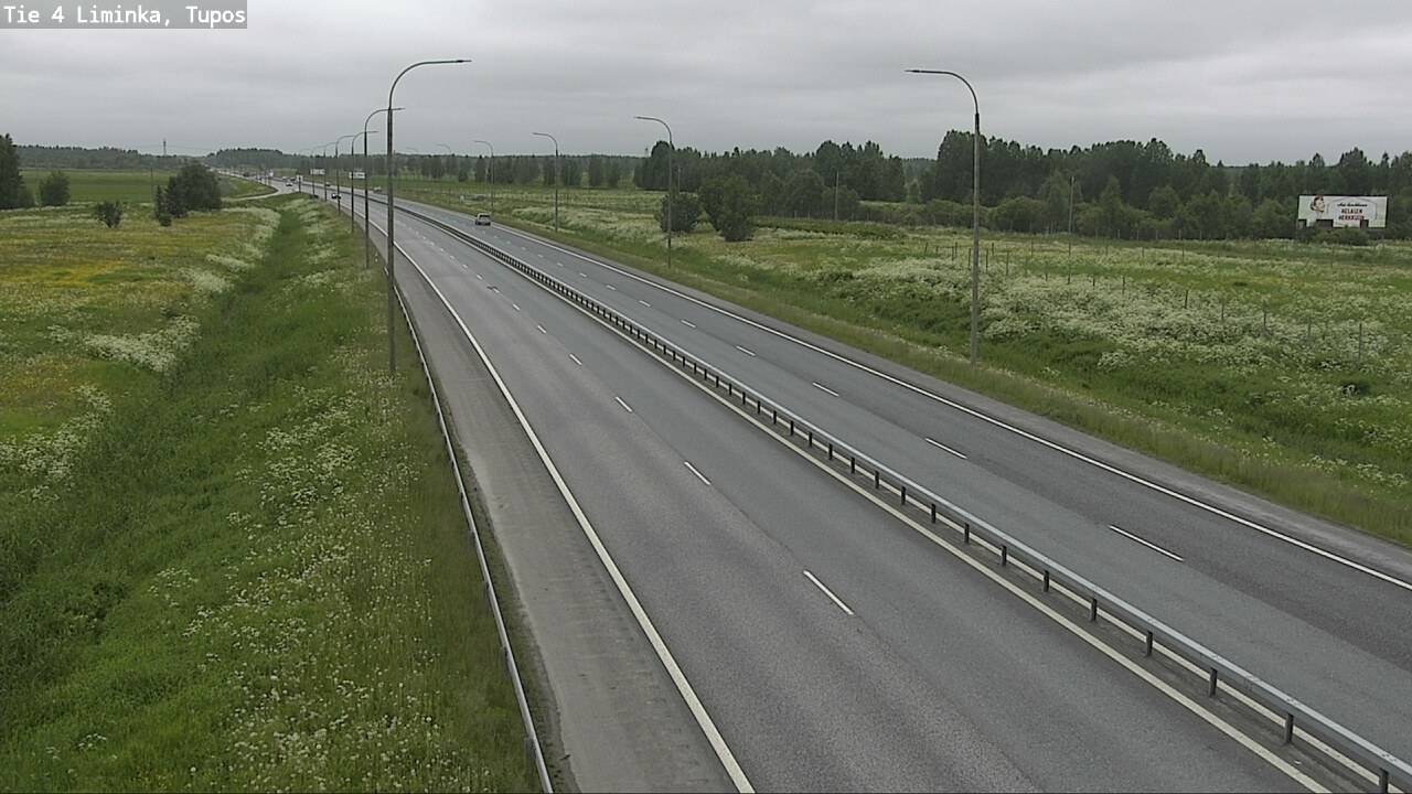 Kelikamerat Kuva Tie 4 Liminka, Tupos, Liminka, Pohjois-Pohjanmaa