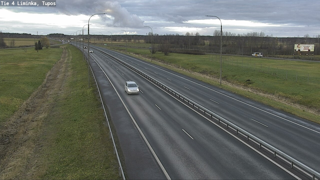 Kelikamerat Kuva Tie 4 Liminka, Tupos, Liminka, Pohjois-Pohjanmaa