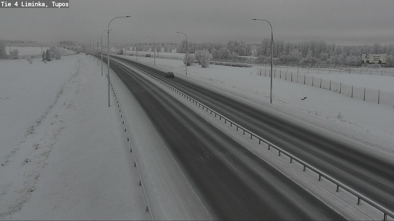 Weather Camera Image Road 4 Liminka, Tupos, Liminka, Pohjois-Pohjanmaa