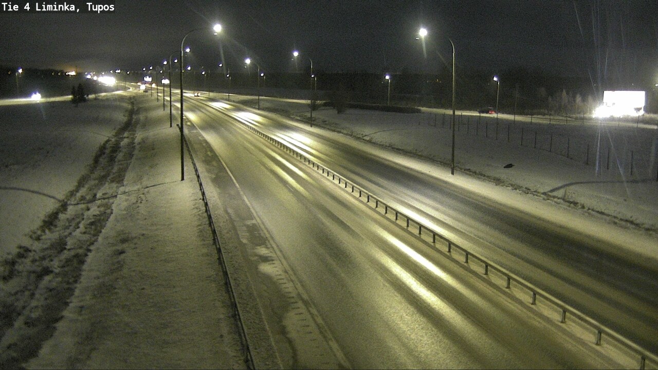 Weather Camera Image Road 4 Liminka, Tupos, Liminka, Pohjois-Pohjanmaa