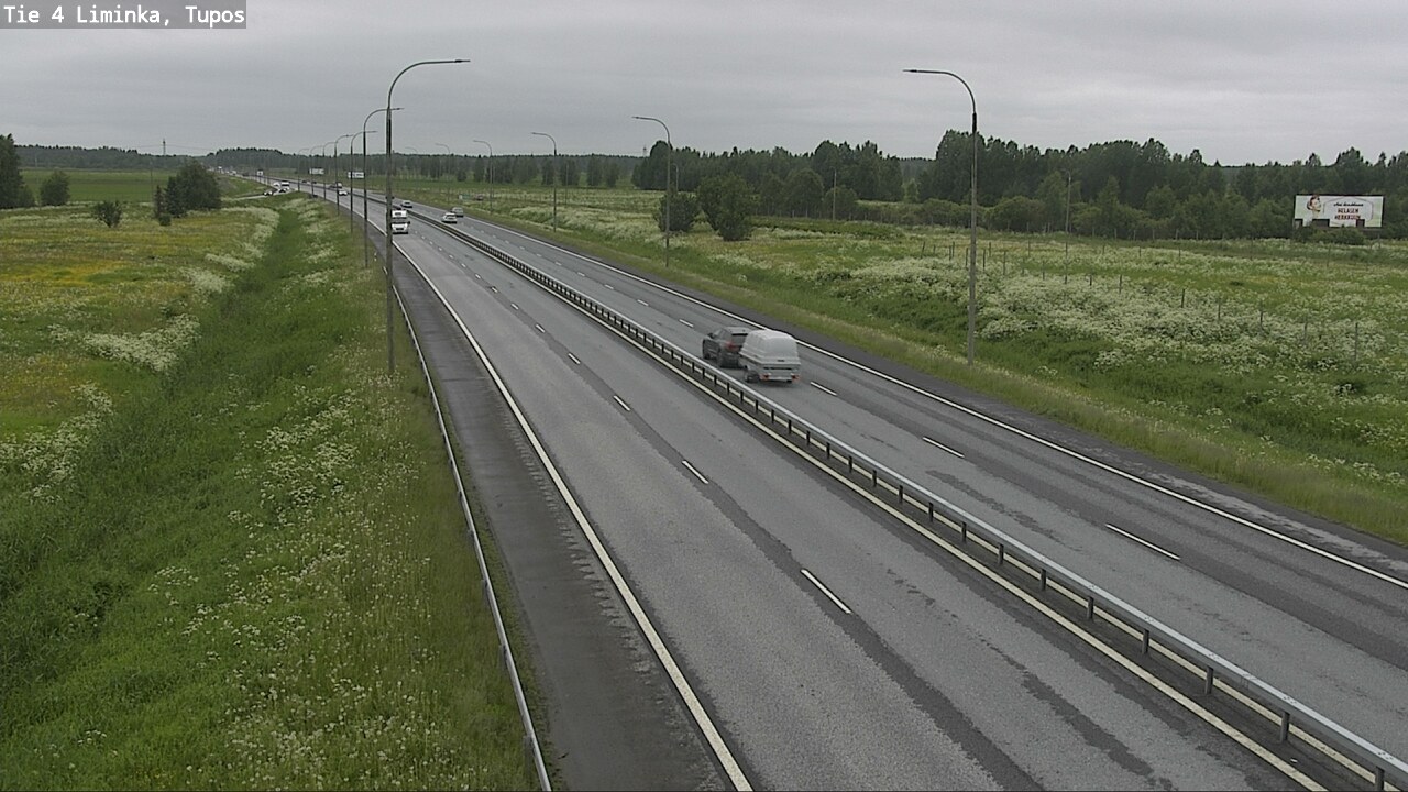Kelikamerat Kuva Tie 4 Liminka, Tupos, Liminka, Pohjois-Pohjanmaa