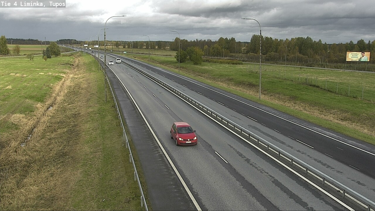 Weather Camera Image Väg 4 Limingo, Tupos, Liminka, Pohjois-Pohjanmaa