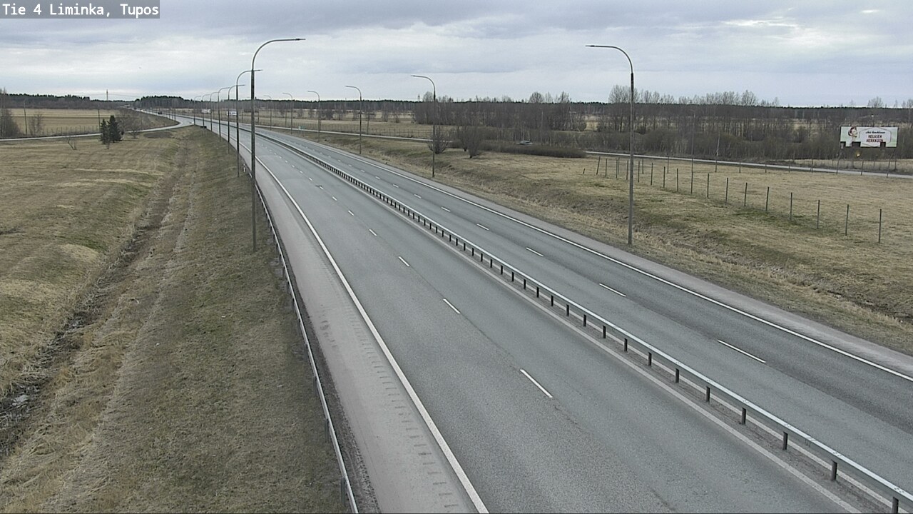 Kelikamerat Kuva Tie 4 Liminka, Tupos, Liminka, Pohjois-Pohjanmaa