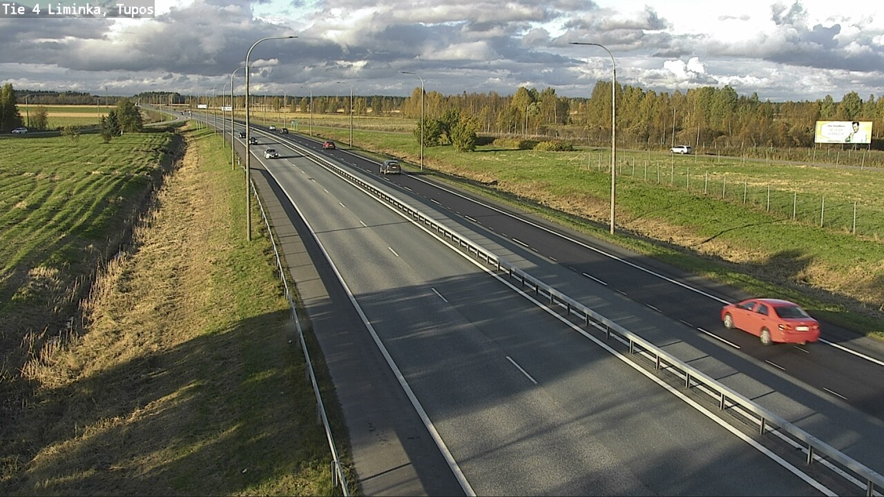Weather Camera Image Väg 4 Limingo, Tupos, Liminka, Pohjois-Pohjanmaa