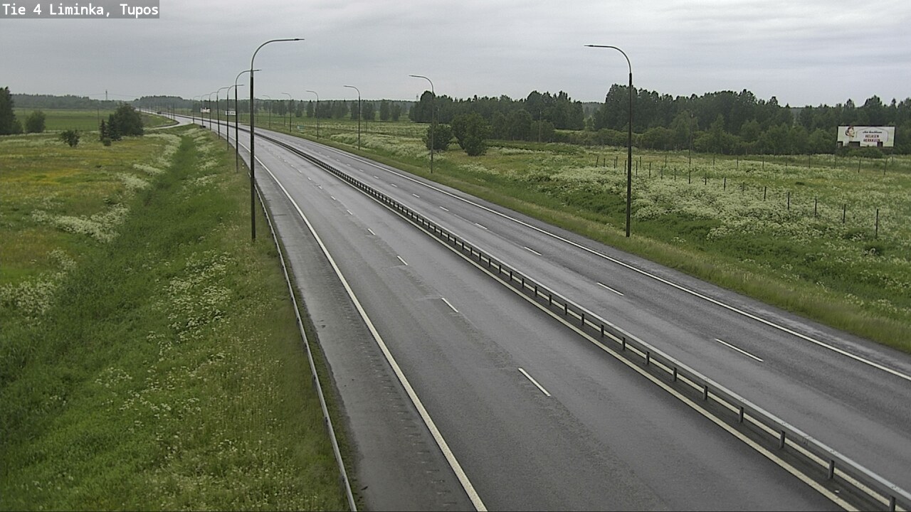 Kelikamerat Kuva Tie 4 Liminka, Tupos, Liminka, Pohjois-Pohjanmaa