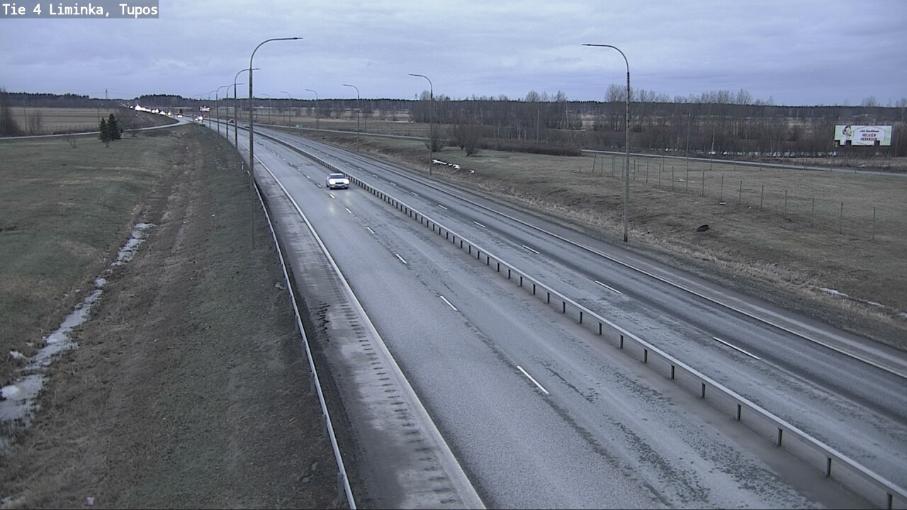 Weather Camera Image Väg 4 Limingo, Tupos, Liminka, Pohjois-Pohjanmaa