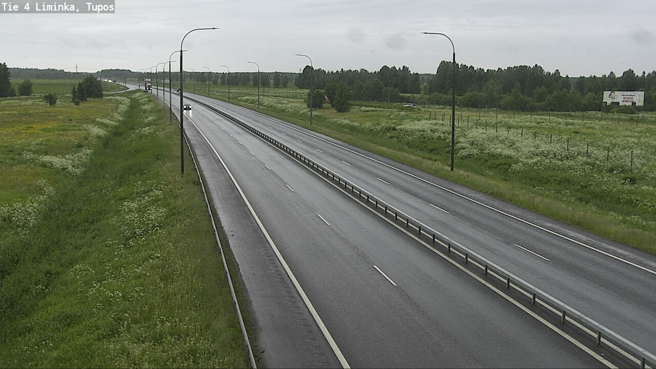 Kelikamerat Kuva Tie 4 Liminka, Tupos, Liminka, Pohjois-Pohjanmaa