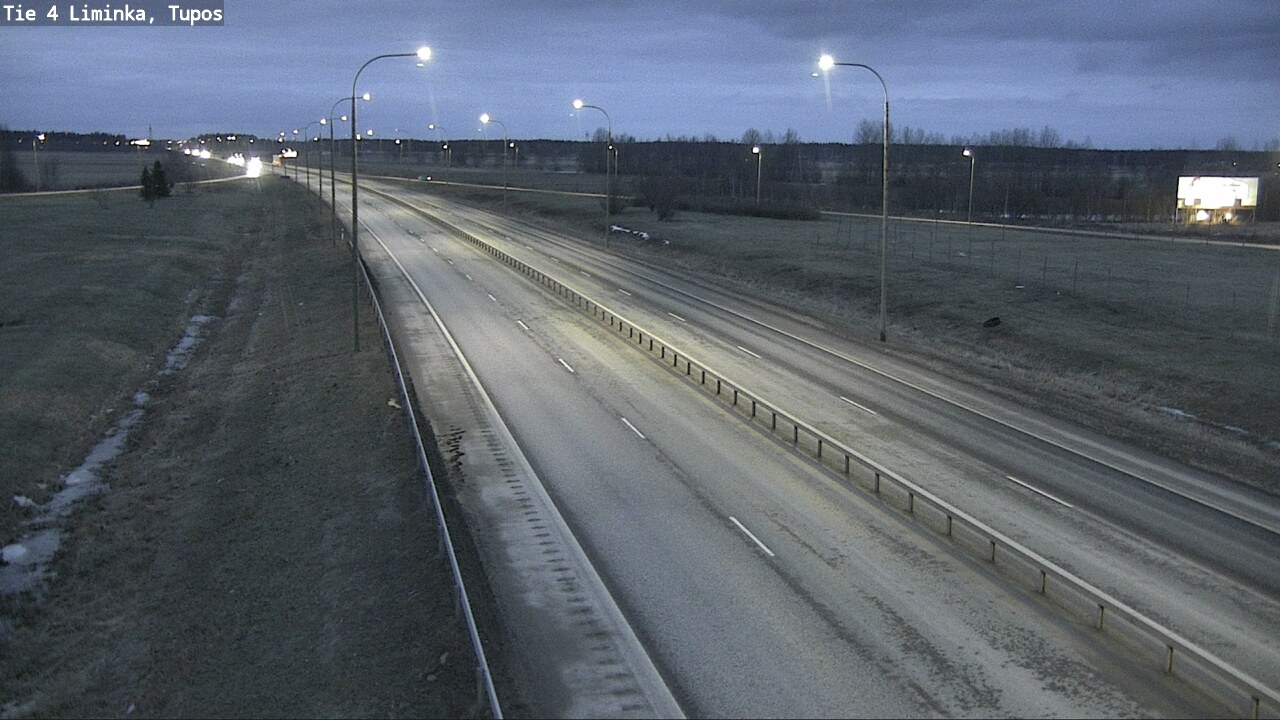 Weather Camera Image Väg 4 Limingo, Tupos, Liminka, Pohjois-Pohjanmaa