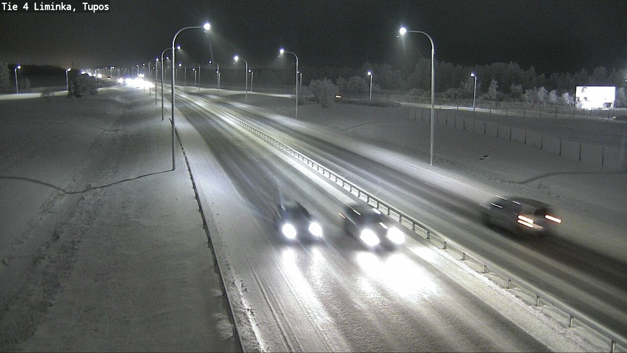 Weather Camera Image Road 4 Liminka, Tupos, Liminka, Pohjois-Pohjanmaa