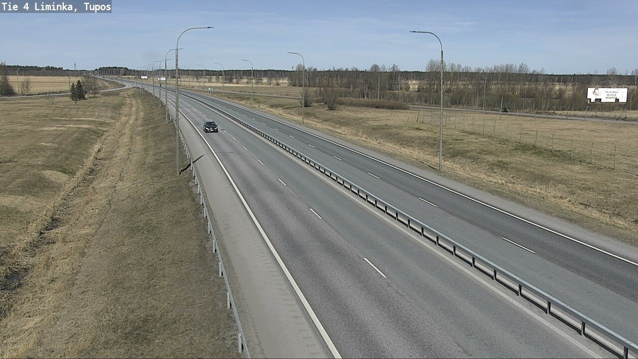 Weather Camera Image Väg 4 Limingo, Tupos, Liminka, Pohjois-Pohjanmaa