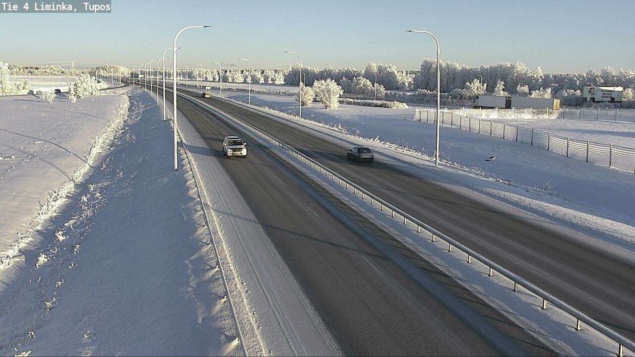 Weather Camera Image Väg 4 Limingo, Tupos, Liminka, Pohjois-Pohjanmaa