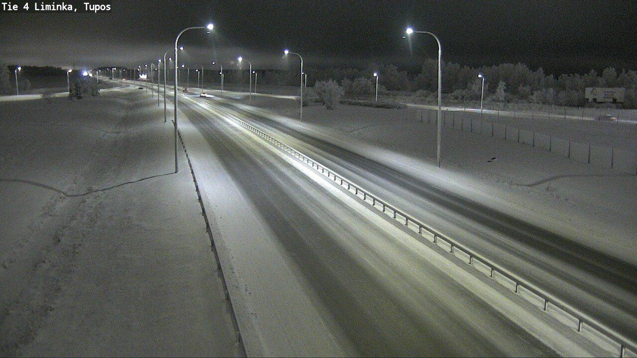 Weather Camera Image Road 4 Liminka, Tupos, Liminka, Pohjois-Pohjanmaa