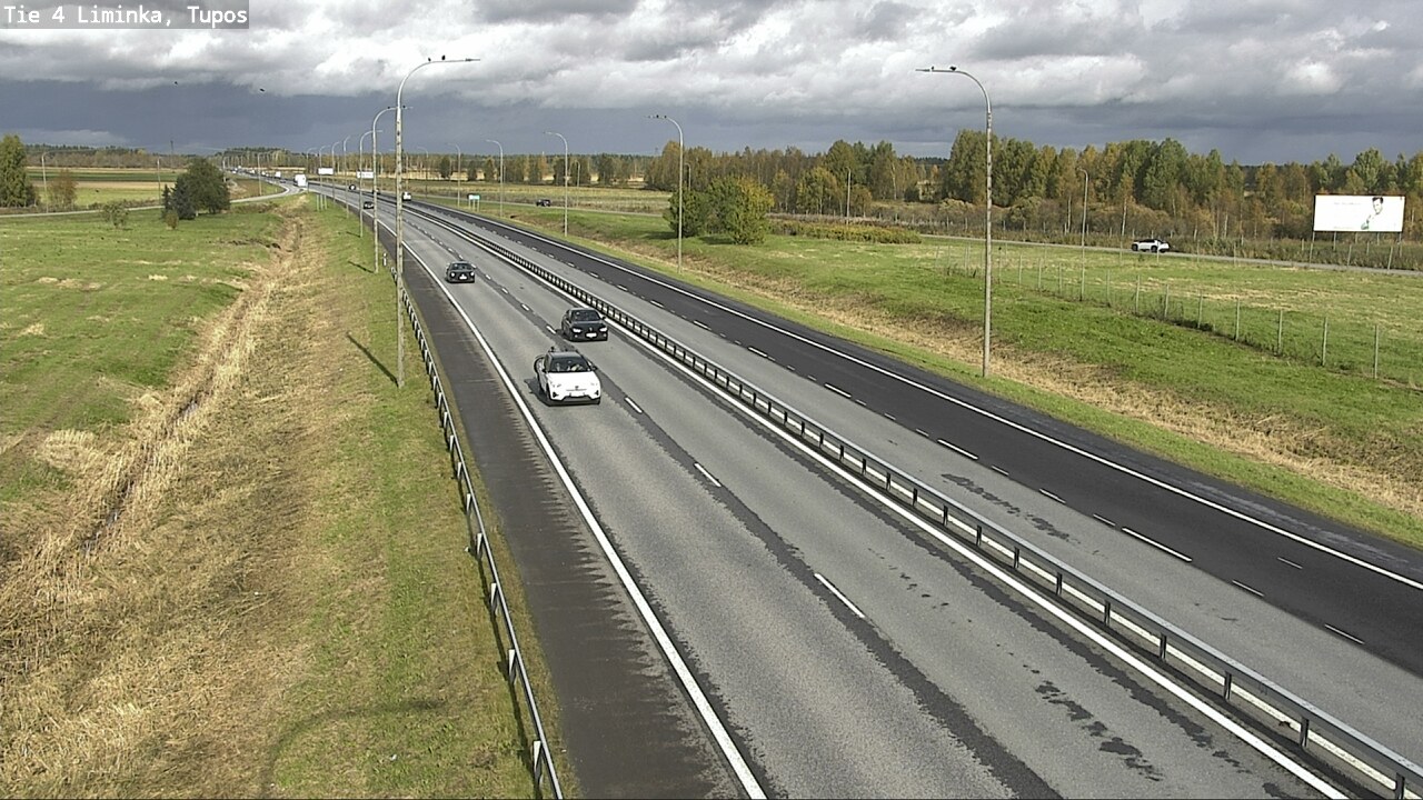 Weather Camera Image Väg 4 Limingo, Tupos, Liminka, Pohjois-Pohjanmaa