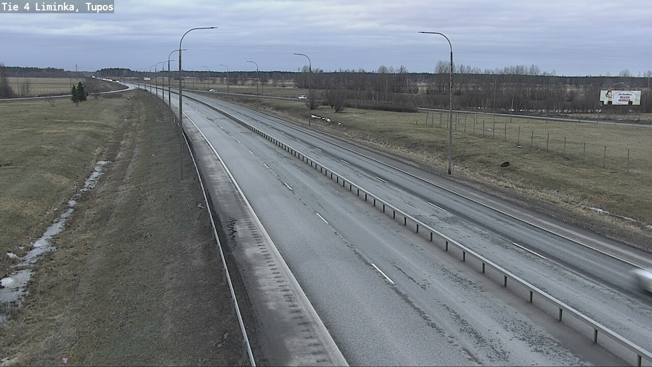 Weather Camera Image Väg 4 Limingo, Tupos, Liminka, Pohjois-Pohjanmaa