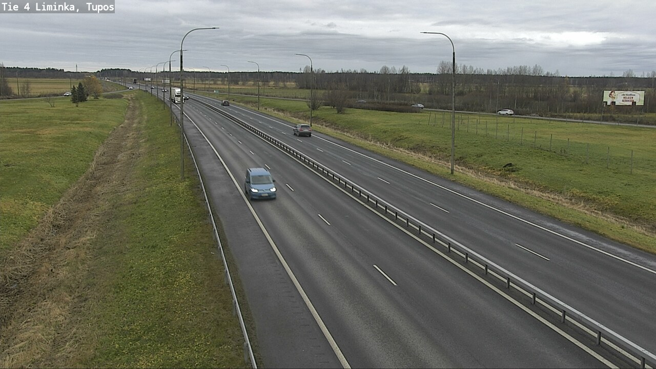 Kelikamerat Kuva Tie 4 Liminka, Tupos, Liminka, Pohjois-Pohjanmaa