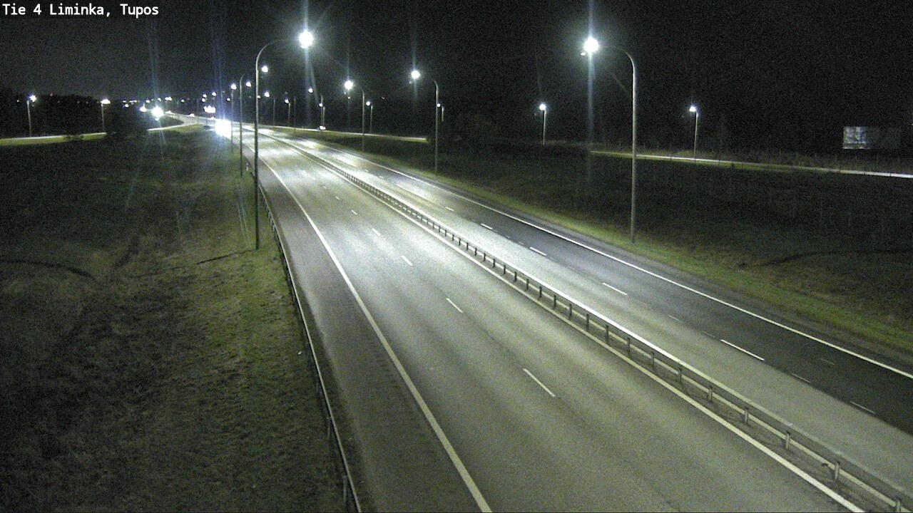 Weather Camera Image Väg 4 Limingo, Tupos, Liminka, Pohjois-Pohjanmaa