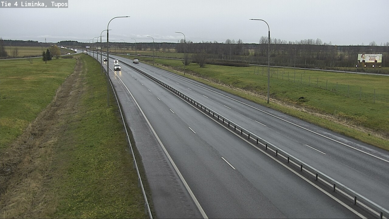 Kelikamerat Kuva Tie 4 Liminka, Tupos, Liminka, Pohjois-Pohjanmaa