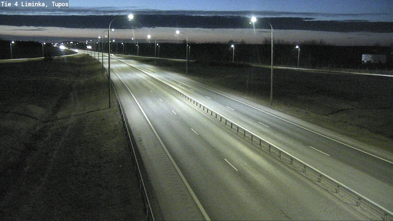 Weather Camera Image Väg 4 Limingo, Tupos, Liminka, Pohjois-Pohjanmaa